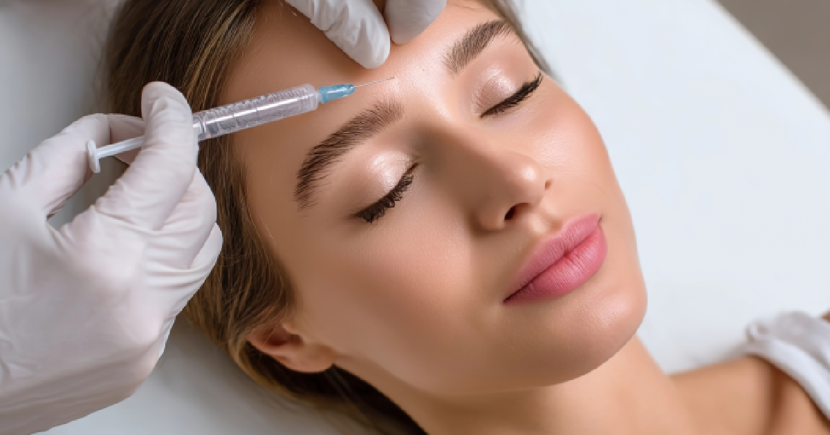 Woman Getting Botox Treatment Leigh Ashton Aesthetics in Hickory, NC