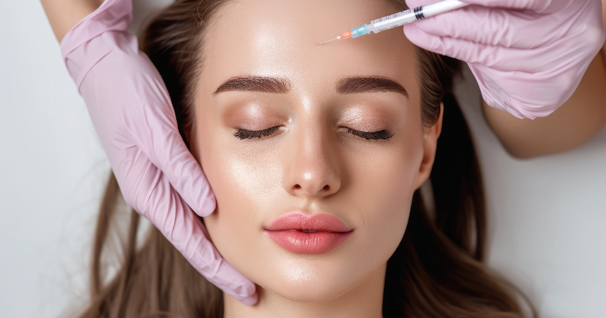 Woman receiving Botox Injections by Leigh Ashton Aesthetics in Hickory, NC